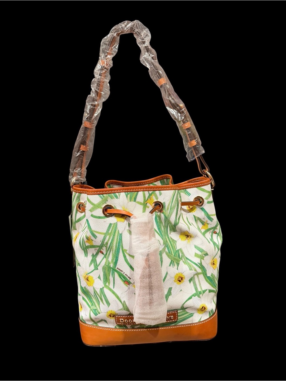 Dooney & Bourke Daffodil Drawstring Bag NWT